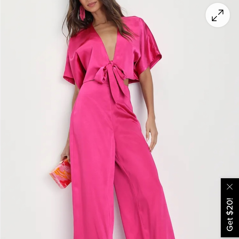 Elegant Pink Jumpsuit